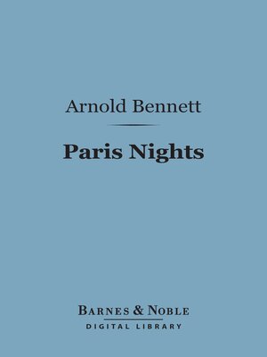 cover image of Paris Nights (Barnes & Noble Digital Library)
